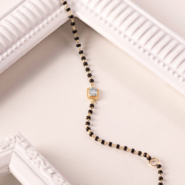 Violet Diamond Mangalsutra Bracelet